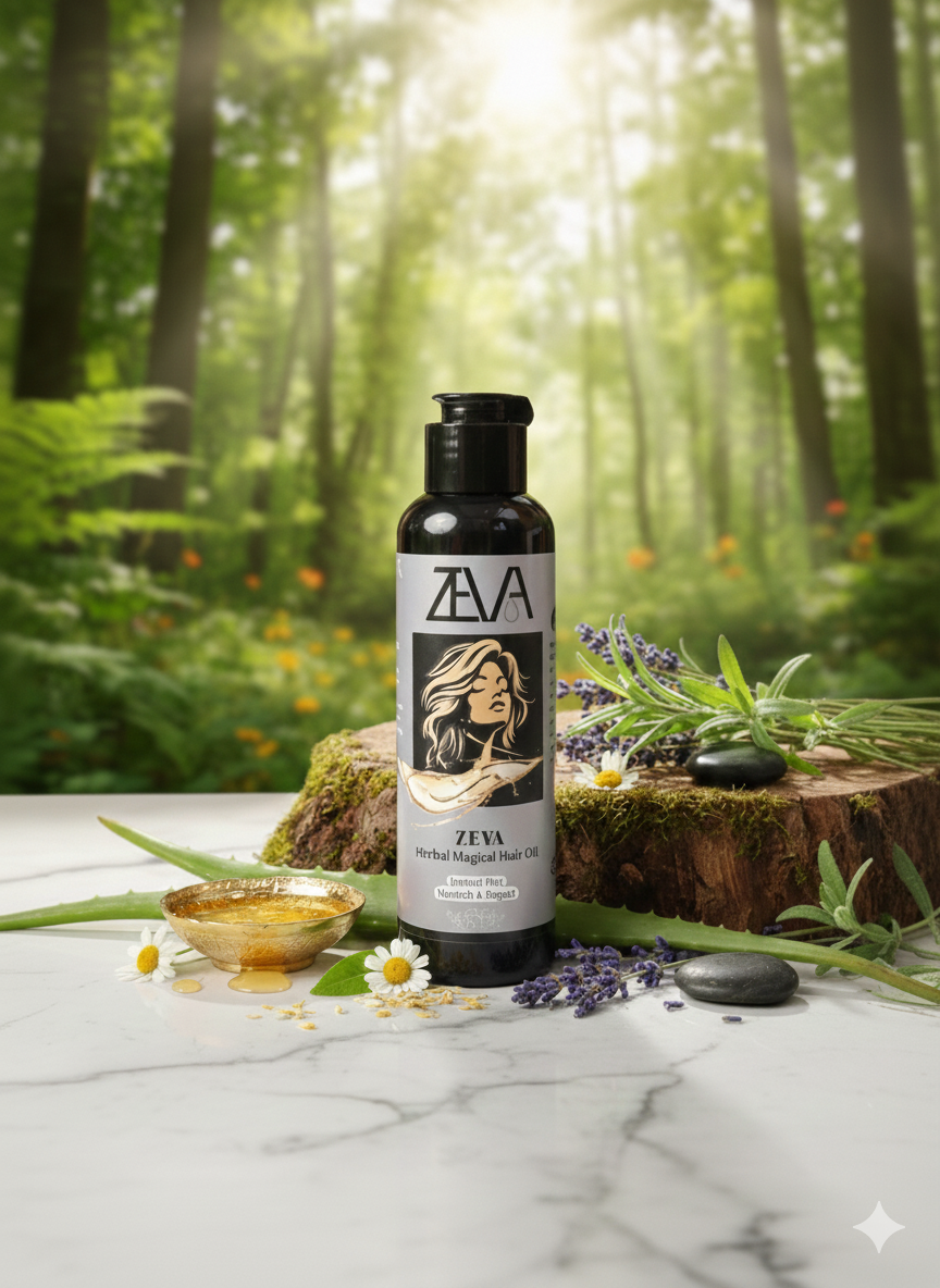 Zeva Harbal Magical Hair Oil (💯Guaranteed Visibal Results)