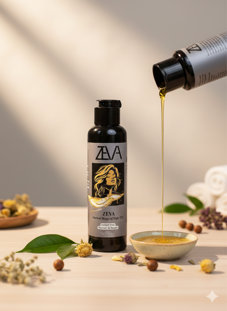 Zeva Harbal Magical Hair Oil (💯Guaranteed Visibal Results)