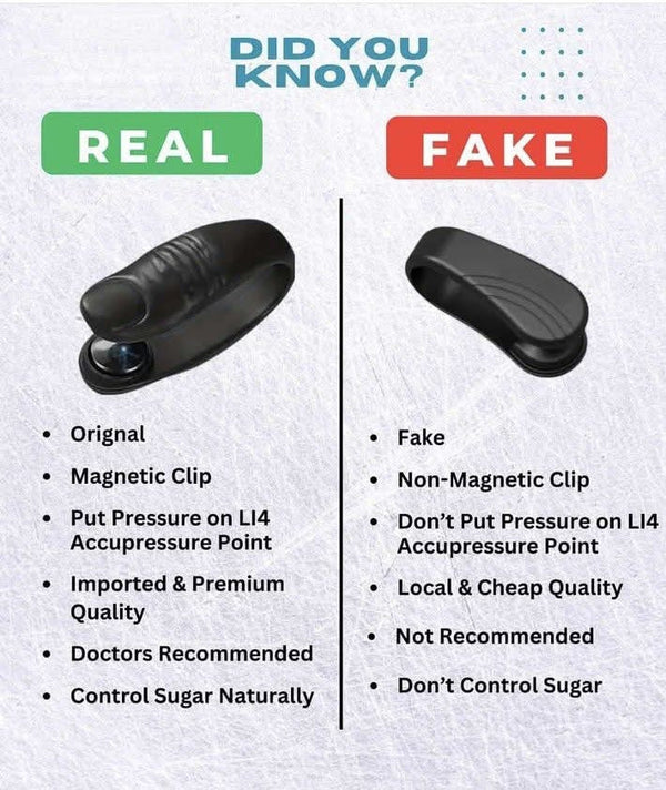 Sugar Control LI4 Acupressure Point Clip
