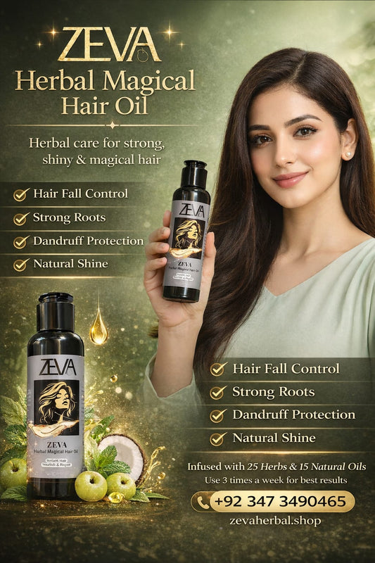 Zeva Harbal Magical Hair Oil (💯Guaranteed Visibal Results)