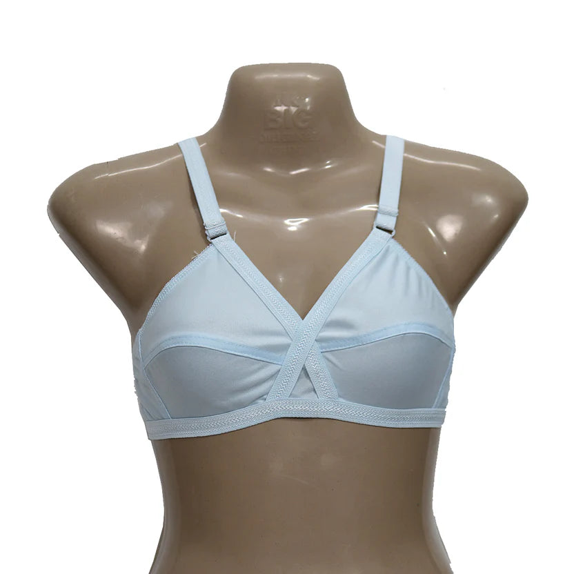 Pack Of 4 Classy Brief Comfortable Cotton Non Padded Bra