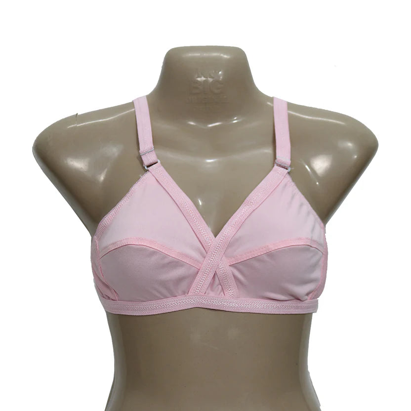 Pack Of 4 Classy Brief Comfortable Cotton Non Padded Bra