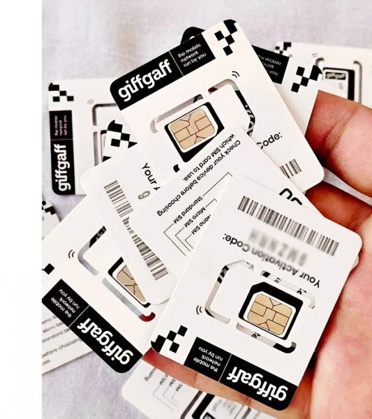 GiffGaff UK Sim Card in Pakistan for Tiktok Live | Tiktok Live Sim Card